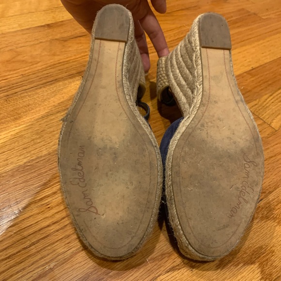 Sam Edelman Harmony Navy Espadrilles Size 8.5M - Picture 2 of 6
